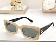 Chanel Rectangular thick sunglasses ( 6 colors) - 5