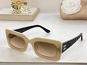 Chanel Rectangular thick sunglasses ( 6 colors) - 2