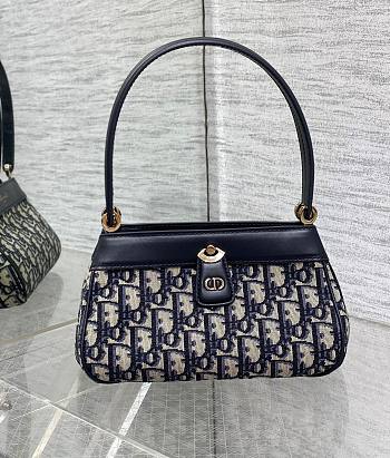 Dior Key Oblique Jacquard Blue Bag