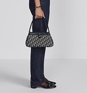 Dior Key Oblique Jacquard Blue Bag - 6