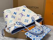 Louis Vuitton New Neverfull MM Blue M22980 Bag - 5