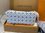 Louis Vuitton New Neverfull MM Blue M22980 Bag - 4