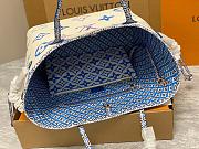 Louis Vuitton New Neverfull MM Blue M22980 Bag - 2