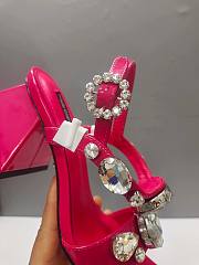 DOLCE & GABBANA Stone Embellished pink heeled Sandals - 3