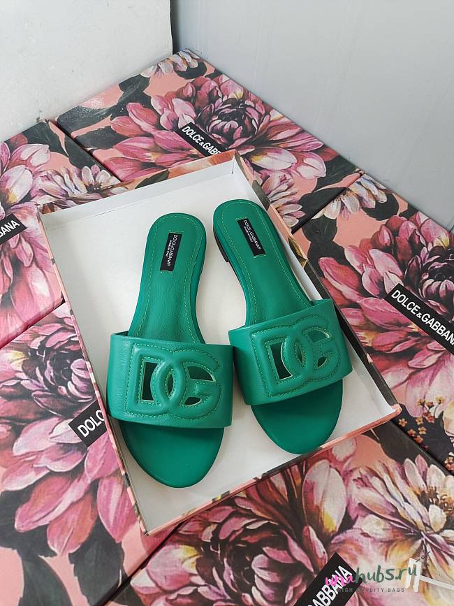 DG green slippers - 1