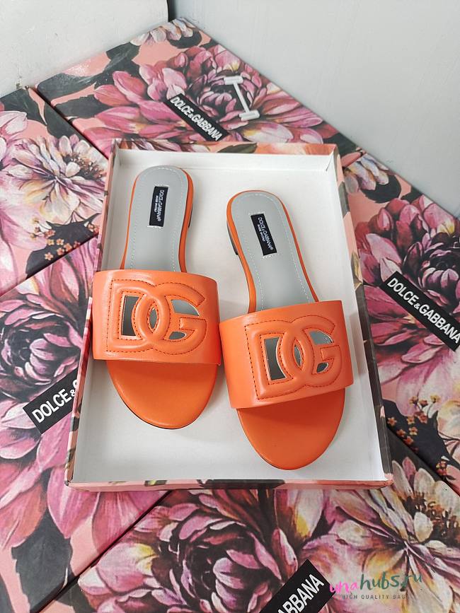 DG orange slippers - 1