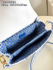 Louis Vuitton New Pochette Métis MM Blue Leather M23055 Bag - 6