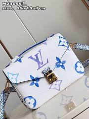 Louis Vuitton New Pochette Métis MM Blue Leather M23055 Bag - 5