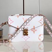 Louis Vuitton New Pochette Métis MM Beige Leather M23055 Bag - 1