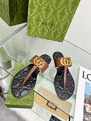 Gucci Double G thong black sandal 04 - 3