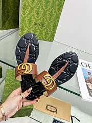 Gucci Double G thong black sandal 04 - 5