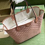 Gucci Ophidia Pink GG Large Tote Bag  - 6