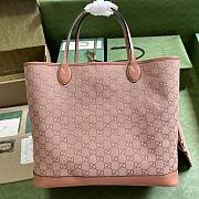 Gucci Ophidia Pink GG Large Tote Bag  - 5