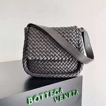 Bottega Veneta Cobble Black Shoulder Bag