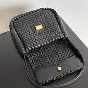 Bottega Veneta Cobble Black Shoulder Bag - 2