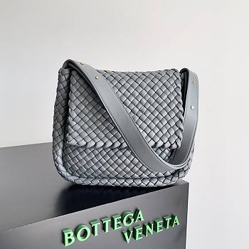 Bottega Veneta Cobble Gray Shoulder Bag