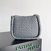 Bottega Veneta Cobble Gray Shoulder Bag - 3