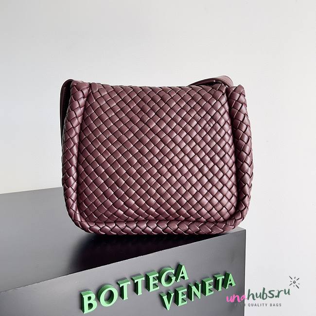 Bottega Veneta Cobble Red Shoulder Bag - 1