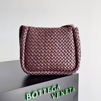 Bottega Veneta Cobble Red Shoulder Bag