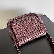 Bottega Veneta Cobble Red Shoulder Bag - 4