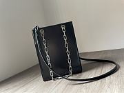 Fendi pack small black leather shopper bag - 2