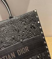 Dior Hand-painted Overlays Black Book Tote 41cm Bag - 2