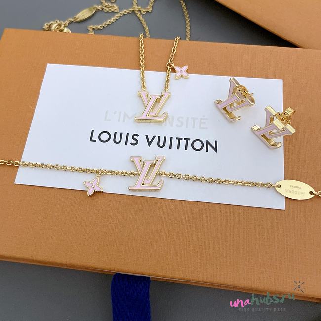 Louis Vuitton gold pink set  - 1