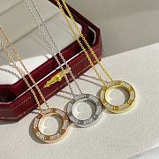 Cartier round necklace ( 3 colors) - 1