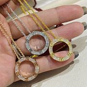 Cartier round necklace ( 3 colors) - 4