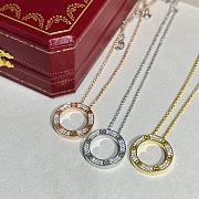 Cartier round necklace ( 3 colors) - 2