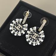 Chanel black game earings  - 3