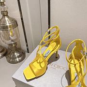 Jimmy Choo Azia 95 Yellow Heels - 2