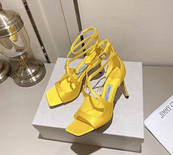 Jimmy Choo Azia 95 Yellow Heels