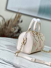 Louis Vuitton speedy 20 rose beige small bag - 3