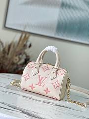 Louis Vuitton speedy 20 rose beige small bag - 2