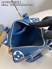 Louis Vuitton speedy 20 blue small bag - 6