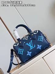 Louis Vuitton speedy 20 blue small bag - 5