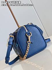 Louis Vuitton speedy 20 blue small bag - 4