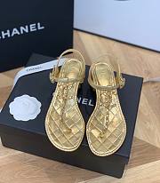 Chanel 22 yellow sandal - 1