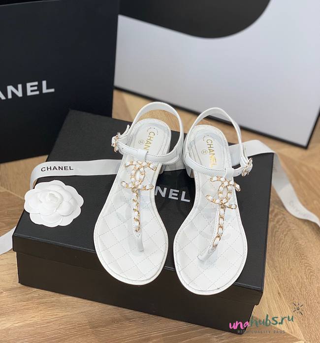 Chanel 22 white sandal - 1