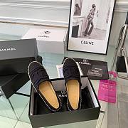 Chanel Espadrilles Black Fabric Shoes - 2