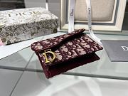 Dior red monogram flap wallet - 2