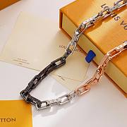 Louis Vuitton Monogram Chain Necklace M01190 Set - 3