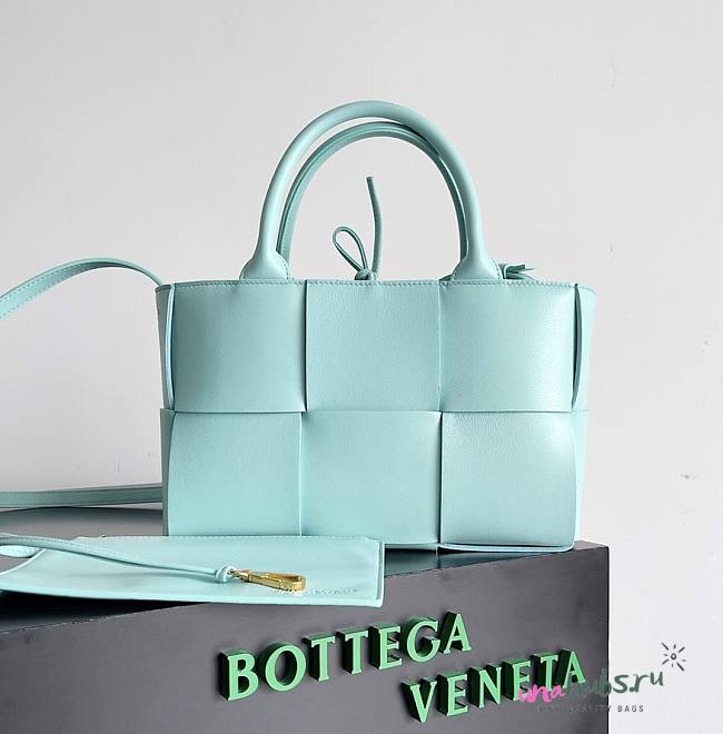 Bottega Veneta Small Candy Arco Blue Sky Tote Bag  - 1