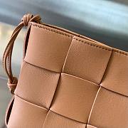 Bottega Veneta Cassette Pouch On Strap Brown Leather Bag - 4