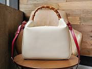 Gucci Diana Medium Shoulder White Leather Bag - 6