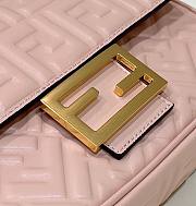 Fendi Baguette Mini Vintage Gold Hardware Pink Bag - 5