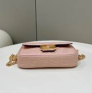 Fendi Baguette Mini Vintage Gold Hardware Pink Bag - 4