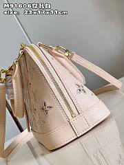 Louis Vuitton Alma BB Beige Leather Bag M22878  - 2