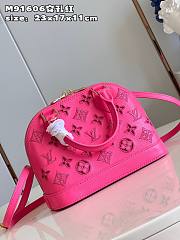 Louis Vuitton Alma BB Pink Leather Bag M22878  - 6